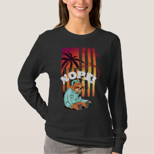 T-shirt Pas aujourd'hui Nope couchant Dormir Drapeau Couch