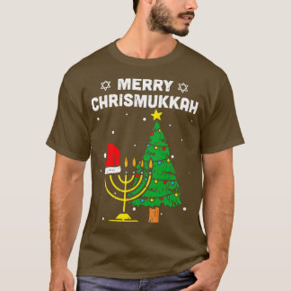 T-shirt Pas aujourd'hui Père Noël Hanoukka Chanukah Santa