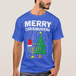 T-shirt Pas aujourd'hui Père Noël Hanoukka Chanukah Santa