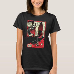 T-shirt Pas aujourd'hui Satan Goth Hell