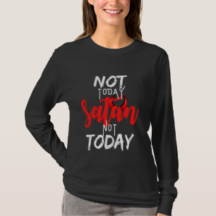 T-shirt Pas aujourd'hui Satan pas aujourd'hui Graphisme Vi