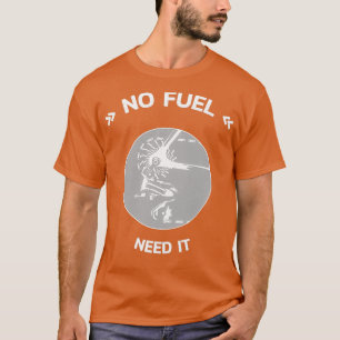 T-shirt Pas Besoin De Carburant Il Cute Amateurs De Cyclis
