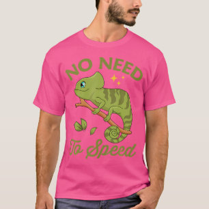 T-shirt Pas Besoin De Vitesse Chameleon