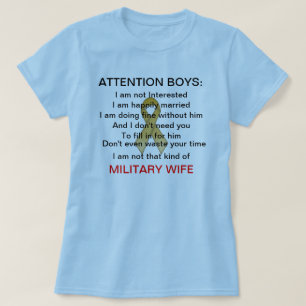 T-shirt Pas ce genre de femme militaire