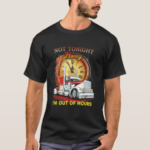 T-shirt Pas Ce Soir Miel Je N'Ai Pas Les Heures Drôle Truc