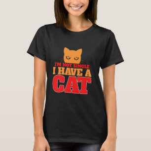 T-shirt Pas Célibataire J'ai un Papa Chat