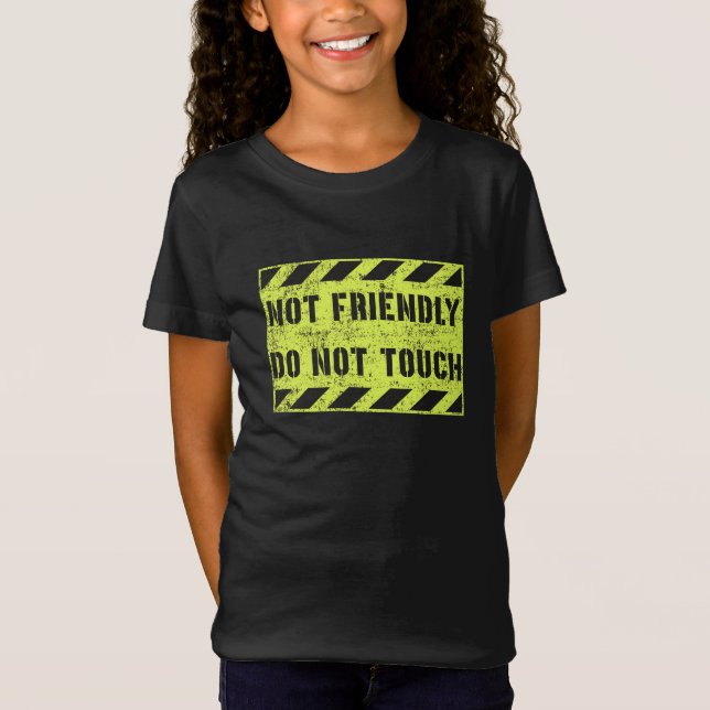 T-Shirt Pas convivial Ne Touchez pas (Devant)