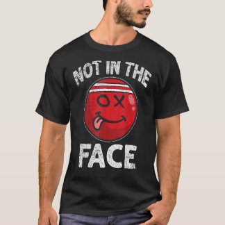 T-shirt Pas dans le visage Red Dogeball