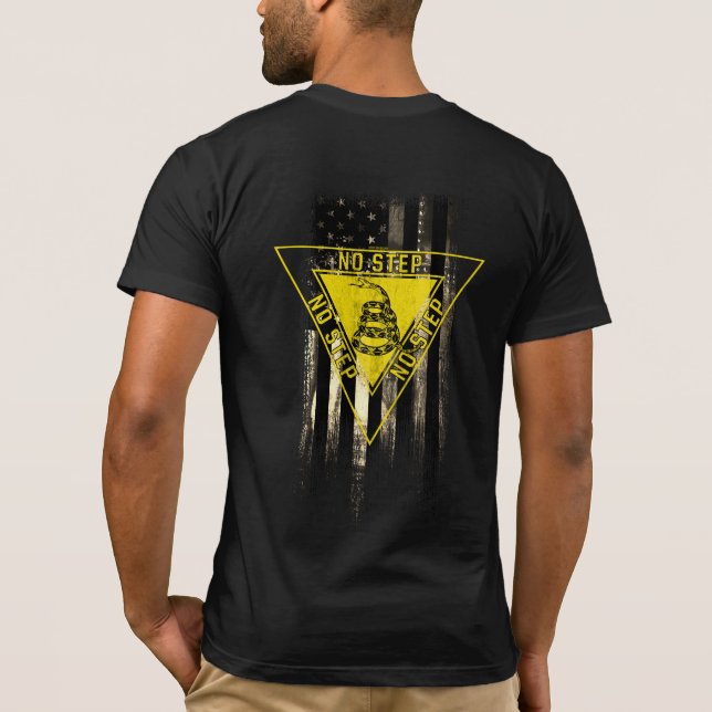 T-SHIRT PAS D'AVERTISSEMENT À L'ÉTAPE SNAKE AVIATION MILIT (Dos)