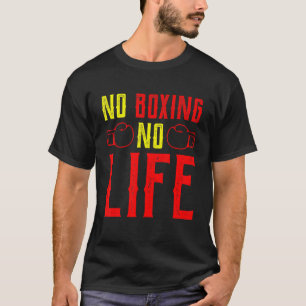 T-shirt Pas de boxe Pas de boxe de vie Formation d'entraîn