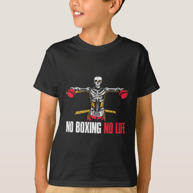 T-shirt Pas de boxe, pas de vie (Devant)