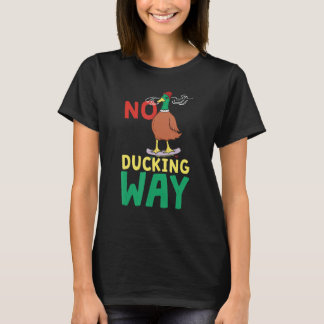 T-shirt Pas de canardage façon  Canard