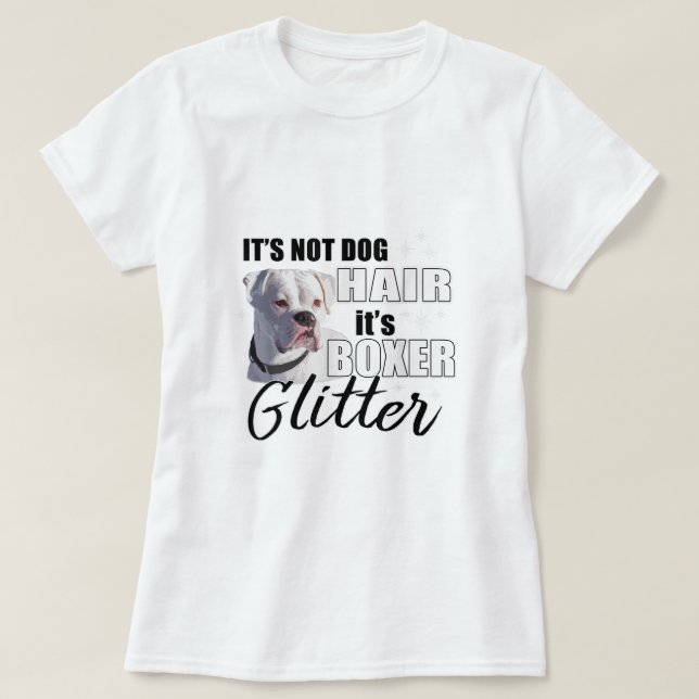 T-shirt Pas de Cheveux de chien sa Parties scintillant Chi (Design devant)
