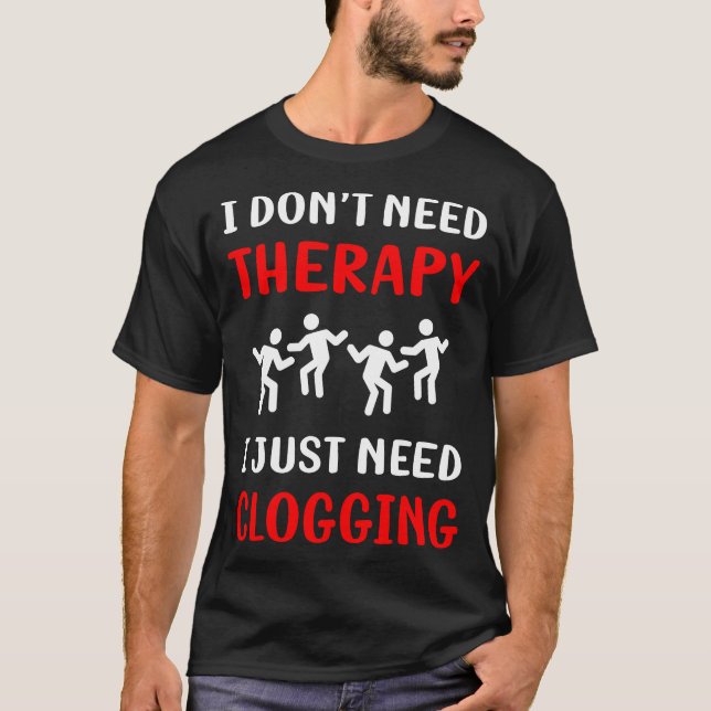 T-shirt Pas de clog thérapeutique Clog Clogger (Devant)