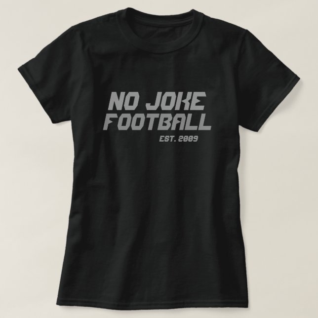 T-shirt Pas de coup de pied de football (Design devant)