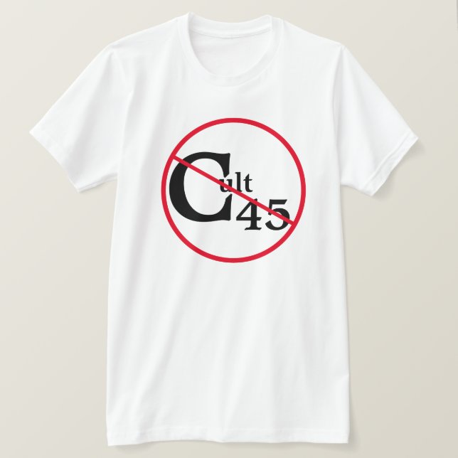 T-shirt Pas de culte 45 (Design devant)