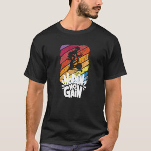 T-shirt Pas de douleur Pas de gain Classe de cyclisme inté