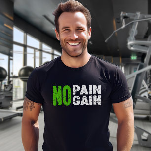 T-shirt Pas De Douleur, Pas De Gain, Salle De Sport, Fitne