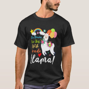 T-shirt Pas de drame pour ce premier jour de lama en cinqu