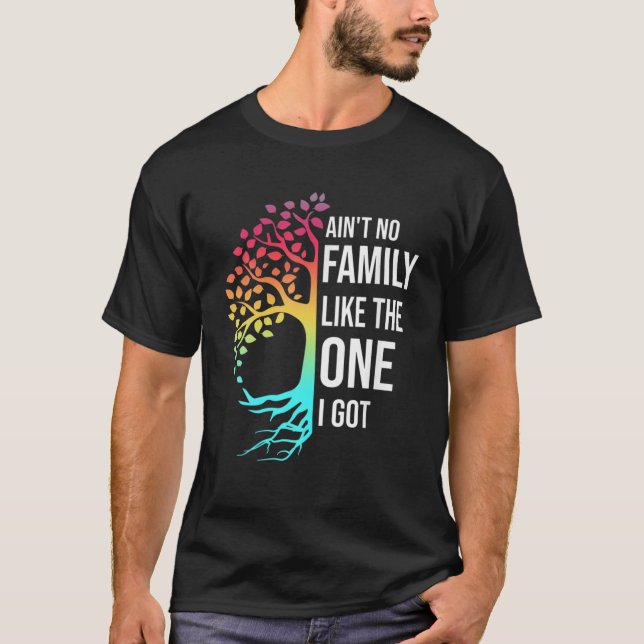 T-shirt Pas de famille comme celle que j'ai (Devant)