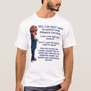 T-shirt Pas de fond ! - avec le grand logo de