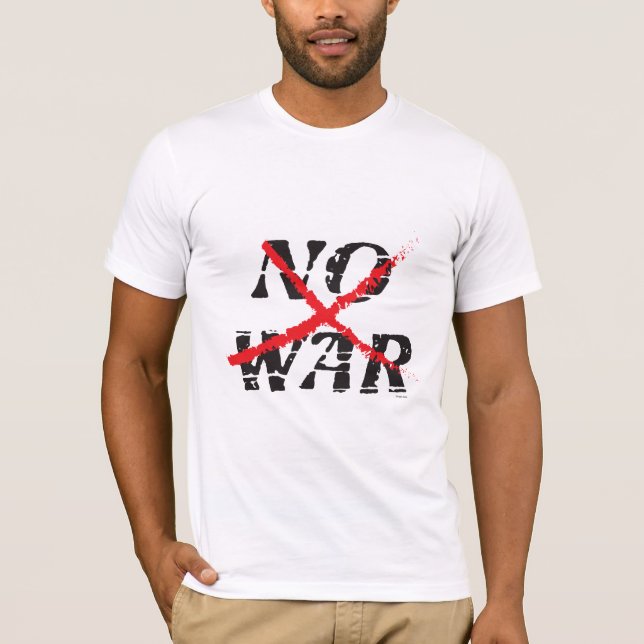 T-shirt Pas de guerre, anti-guerre, liberté, non-violence (Devant)