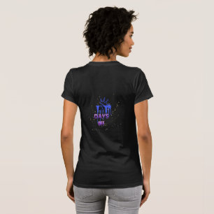 T-shirt Pas de jours de repos Conception de typographie