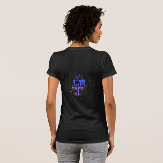 T-shirt  Pas de jours de repos | Conception de typographie