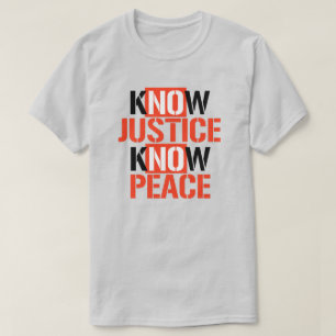 T-shirt Pas de justice ni de paix
