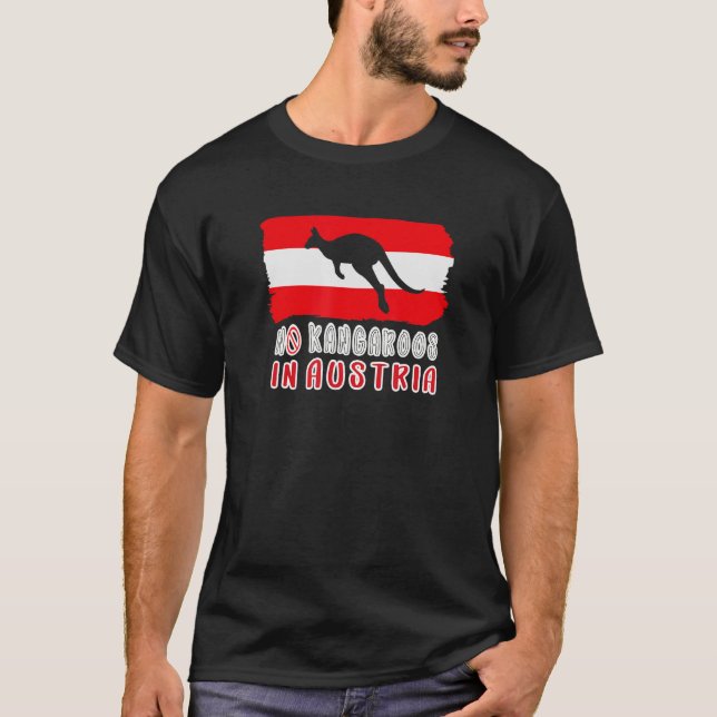 T-shirt Pas de Kangaroos en Autriche (Devant)
