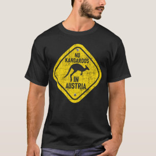 T-shirt Pas de Kangaroos en Autriche Zookeeper Animaux sau