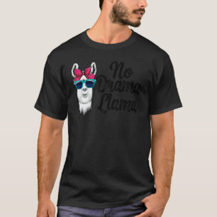 T-shirt Pas de lama drame   Femme Lama Amour animal