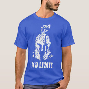T-shirt Pas De Limite Bête Spartiate Sur Gym Motivation Fi