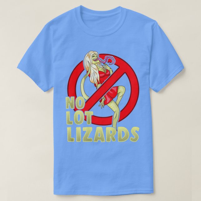 T-shirt Pas de Lot Lizards Mens Truck Driver (Design devant)