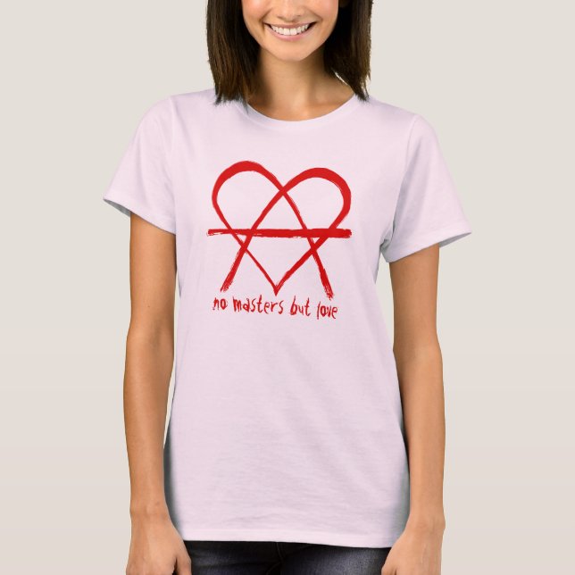 T-shirt Pas De Maître Mais Chemise Amour (Devant)