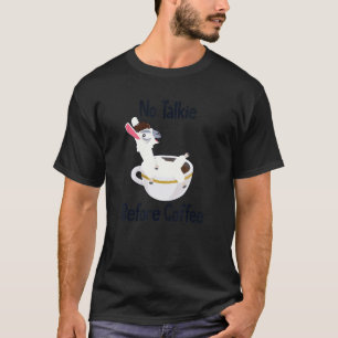 T-shirt Pas de Parole Avant Café Vicuna Guanaco Llama Race