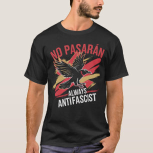 T-shirt Pas de Pasaran anti-fasciste militantisme politiqu