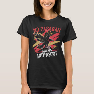 T-shirt Pas de Pasaran anti-fasciste militantisme politiqu