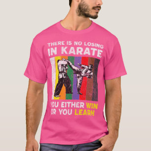 T-shirt Pas De Perte Dans Karate Vintage Taekwondo Karate