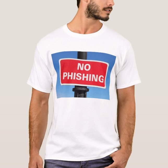 T-shirt Pas de phishing (Devant)