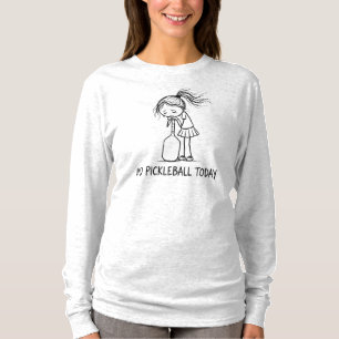 T-shirt Pas de Pickleball Aujourd'hui Femme Joueuse Drôle