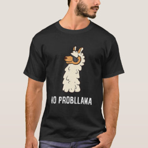 T-shirt Pas De Prob-Llama Alpaca Pas De Prob Llama Prob Ll
