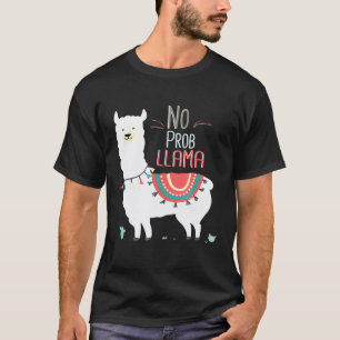 T-shirt Pas de problème lama Pas de problème Lama Tee Lam