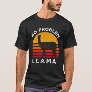 T-shirt Pas de problème Lama Pour les amoureux de Lam