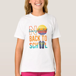 T-shirt Pas de retour à l'école - école à domicile