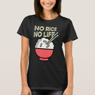 T-shirt Pas de riz, pas de vie gourmand