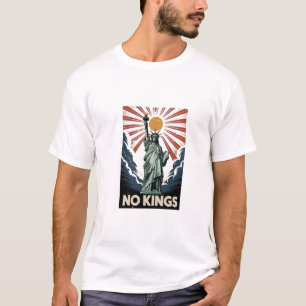 T-shirt Pas de rois en Amérique Liberity Status USA Démocr