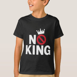 T-shirt Pas De Rois En Amérique Nous Le Peuple Hommes Poli