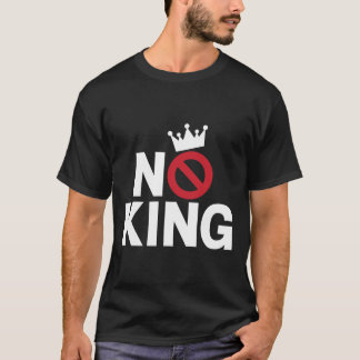 T-shirt Pas De Rois En Amérique Nous Le Peuple Hommes Poli
