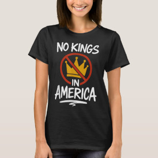 T-shirt Pas de rois en Amérique pas de couronne